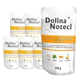 dolina-noteci-premium-kaczka-z-dynia-saszetki-10-x-150g-mokra-karma-dla-psa