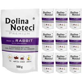 mokra-karma-dla-psa-dolina-noteci-premium-krolik-z-zurawina-500-g-10-szt