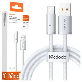 mcdodo-kabel-usb-a-usb-c-szybkie-ladowanie-usb-typ-c-6a-100w-2m-led-bialy