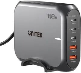 ladowarka-sieciowa-unitek-2xusb-a-3xusb-c-gan-188w