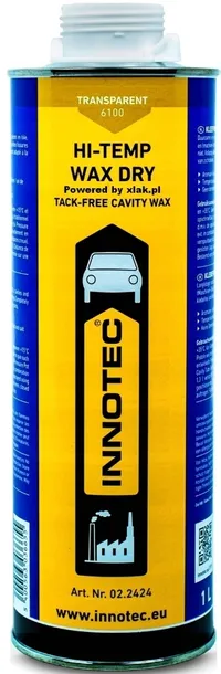 Suchy wosk bezbarwny INNOTEC Hi-Temp Wax Dry do konserwacji 1 L- 1 sztuka