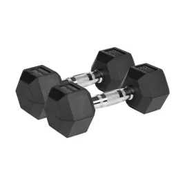 hantle-zeliwne-gumowane-hex-2x8kg-rebel-hexagonalne-zestaw-16kg-solidne