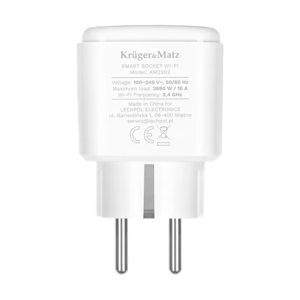 inteligentne-gniazdo-wifi-krugerandmatz-connect-p4-tuya-programator-timer-kod-producenta-km2202-w