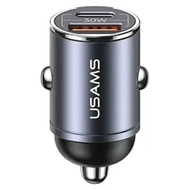 usams-ladowarka-samochodowa-30w-1xusb-1xusb-c-c38-fast-charge-stalowa
