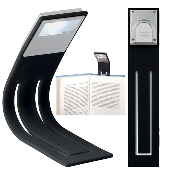 LAMPKA DO CZYTANIA LED Zakładka do książki 2w1 FlexiLight Czarna
