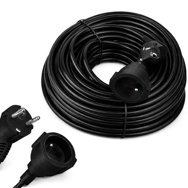 PRZEDŁUŻACZ BUDOWLANY OGRODOWY 3×2,5mm² GRUBY PRZEWÓD KABEL 50m