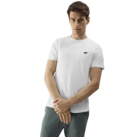 koszulka-meska-4f-male-logo-4fwss24ttshm1154-bialy