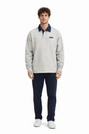 hollister-szara-bluza-meska-z-kolnierzykiem-i-naszywka-m-i4b