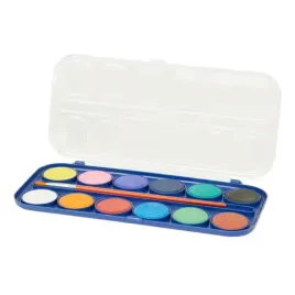 farby-akwarelowe-wodne-z-pedzelkiem-12-sztuk-w-plastikowym-etui-dla-dzieci