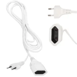 przedluzacz-pojedynczy-sieciowy-kabel-3m-1x-gniazdko-plaskie-przewod-bialy