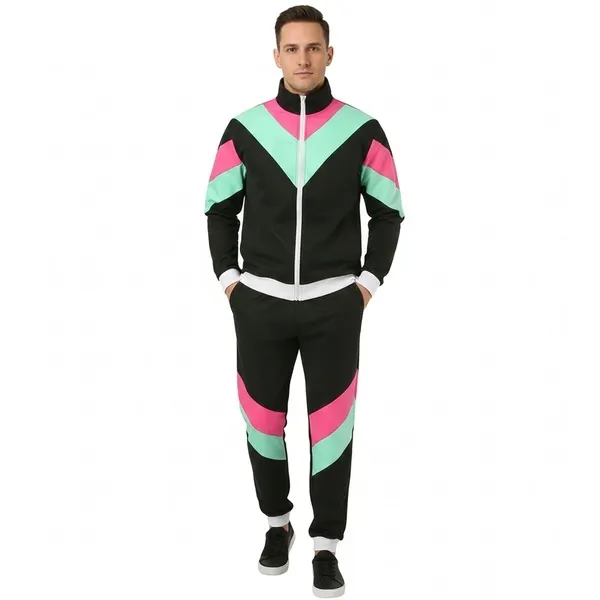 STRÓJ DRES LATA 80 CZARNY DRESY DISCO XXL
