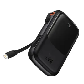 powerbank-10000mah-usb-usb-c-iphone-lightning-kabel-usb-c-czarny
