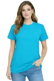 damska-koszulka-t-shirt-100percent-miekka-bawelna-turkusowa-roz-s