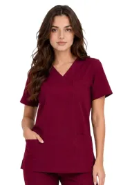 bluza-medyczna-bordowa-casual-premium-roz-xs