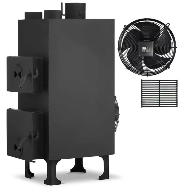 Piec nadmuchowy z nadmuchem dmuchawa nagrzewnica powietrza koza 15 kW