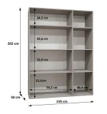 szafa-sandi-3-150-cm-czarny-wykonczenie-mat