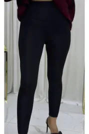 czarne-gladkie-legginsy-damskie-z-wysokim-stanem-m-5ia