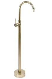 bateria-umywalkowa-podlogowa-lungo-zlota-szczotkow-rea