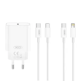 xo-ladowarka-sieciowa-pd-20w-usb-c-biala-kabel-usb-c-lightning-1m