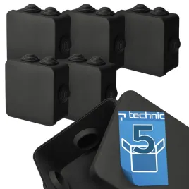 5x-edo-technic-puszka-hermetyczna-natynkowa-dlawiki-ip55-109x109h57-czarna