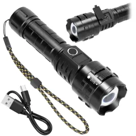 latarka-led-reczna-15w-1200lm-akumulatorowa-3000mah-zoom-wskaznik-baterii