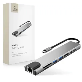 adapter-hub-tech-protect-do-usb-c-3-0-100w-pd-usb-a-hdmi-rj45-maly-mocny
