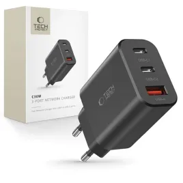 ladowarka-tech-protect-nc30w-sieciowa-2x-usb-c-pd-30w-usb-a-qc-3-0-czarna