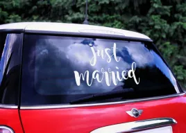 naklejki-na-auto-samochod-just-married-slub-wesele