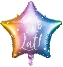 balon-foliowy-sto-lat-kolorowy-na-urodziny-40-cm