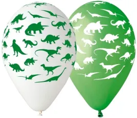 balony-pastelowe-dinozaury-30cm-12-5szt-gemar-lateksowe-gumowe
