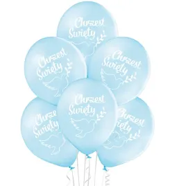 balony-12-chrzest-swiety-chlopiec-niebieskie-6szt