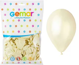 balony-metaliczne-kosc-sloniowa-26cm-10-100szt-gemar-lateksowe-gumowe-058