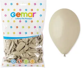 balony-pastelowe-bezowe-latte-26cm-10-100szt-gemar-profesjonalne-084