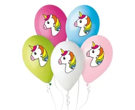 balony-lateksowe-jednorozec-kolorowe-gemar-30cm-12-5szt