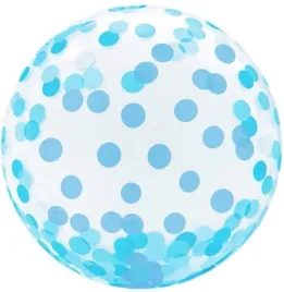 balon-kula-przezroczysty-krysztalowy-niebieskie-grochy-45cm