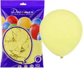 balon-pastelowy-yellowish-zoltawy-45cm-18-1szt-decomex-latex-p244