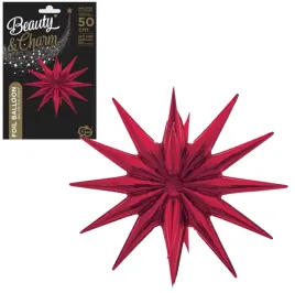 balon-foliowy-gwiazda-3d-czerwona-matowa-50x46cm-godan