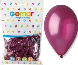 balony-metalizowane-bordowe-30cm-100szt-gemar