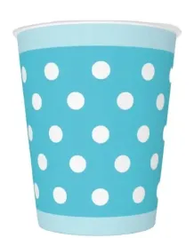 kubeczki-papierowe-niebieskie-w-kropki-250ml-8szt