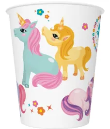 kubeczki-urodzinowe-papierowe-kucyki-250ml-8-szt