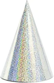 czapeczki-papierowe-16cm-holograficzne-srebrne-6sz