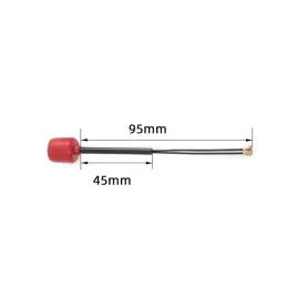 antena-fpv-flyfishrc-dual-band-5-8ghz-2-4ghz-ufl-do-dji-o3-czerwona-95mm