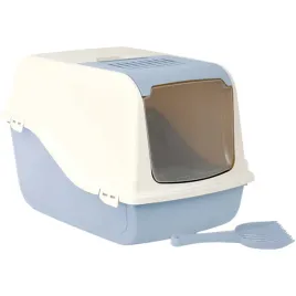 kuweta-dla-kota-kryta-57cm-ariel-filtr-lopatka-bialo-blekitna-ice-blue