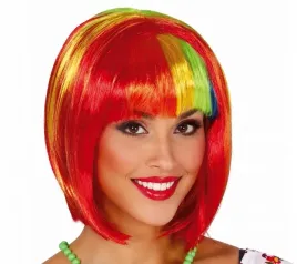 peruka-multikolor-bob-krotka-z-grzywka-krotkie-wlosy-neon-party