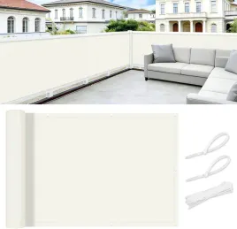 oslona-balkonowa-pes-1x5m-ogrod-taras-balustrady-parawan-kremowa