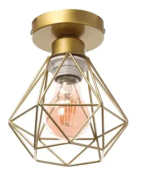 lampka-sufitowa-retro-16-cm-zlota-z-zelazna-klatka-e27-do-wnetrz