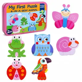 drewniane-puzzle-zwierzeta-6w1-edukacyjne-w-metalowym-pudelku-w130