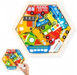 ukladanka-drewniana-heksagon-puzzle-logiczne-mozaika-3d-pojazdy-w160