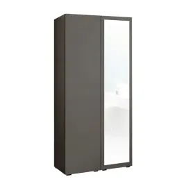 szafa-szara-z-lustrem-dwudrzwiowa-90-cm-uchylna-garderoba-przedpokoj-aria