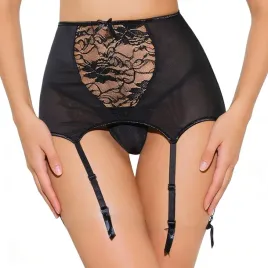 pas-do-ponczoch-damski-czarna-koronkowa-bielizna-prezent-plus-size-xxxl